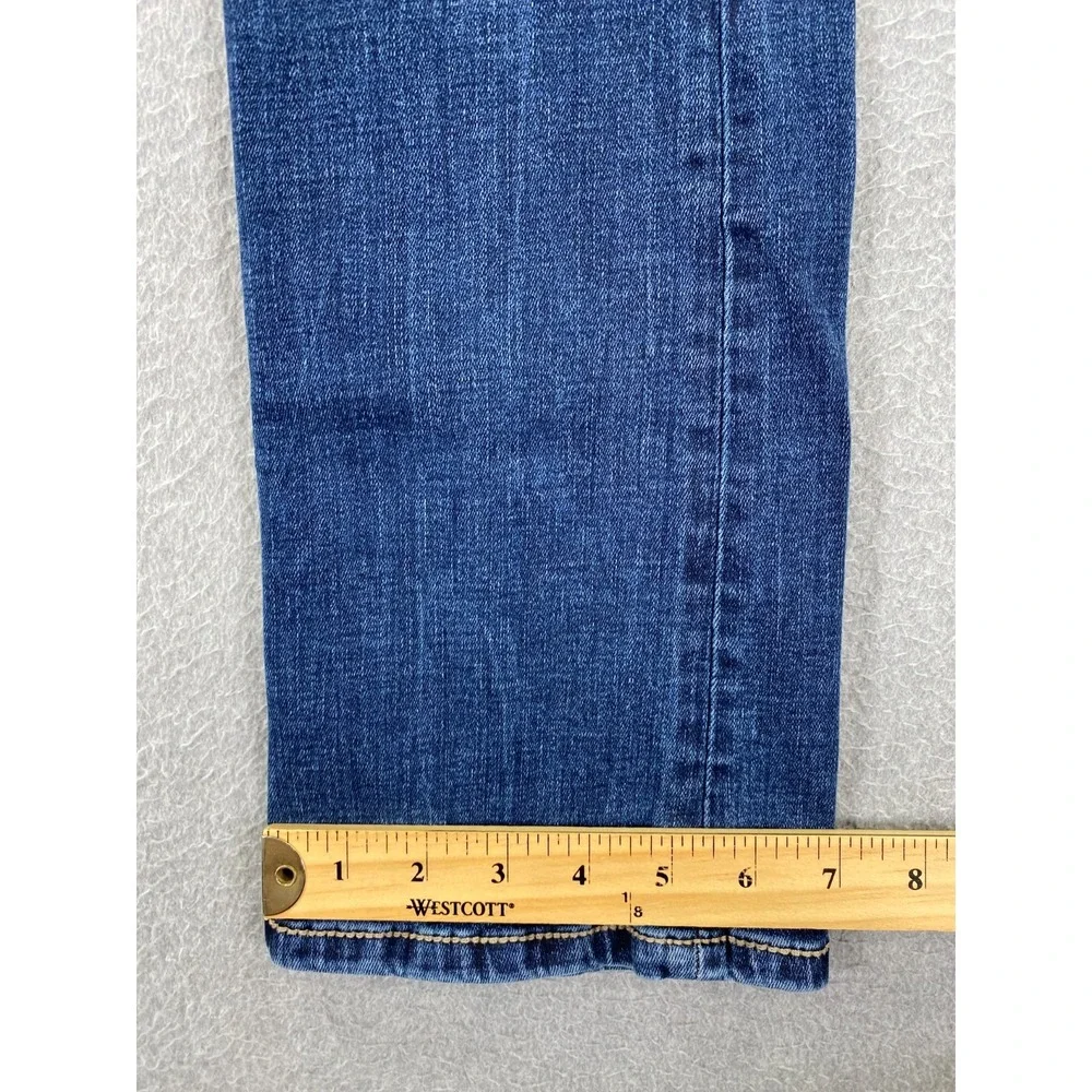 BKE Stella Mid Rise Jeans Slim Fit Bootcut Size 26 (Fits 24x30) Dark Wash Denim